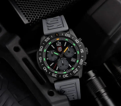 Luminox Tritium Gray Pacific Diver 44MM Chronograph Watch