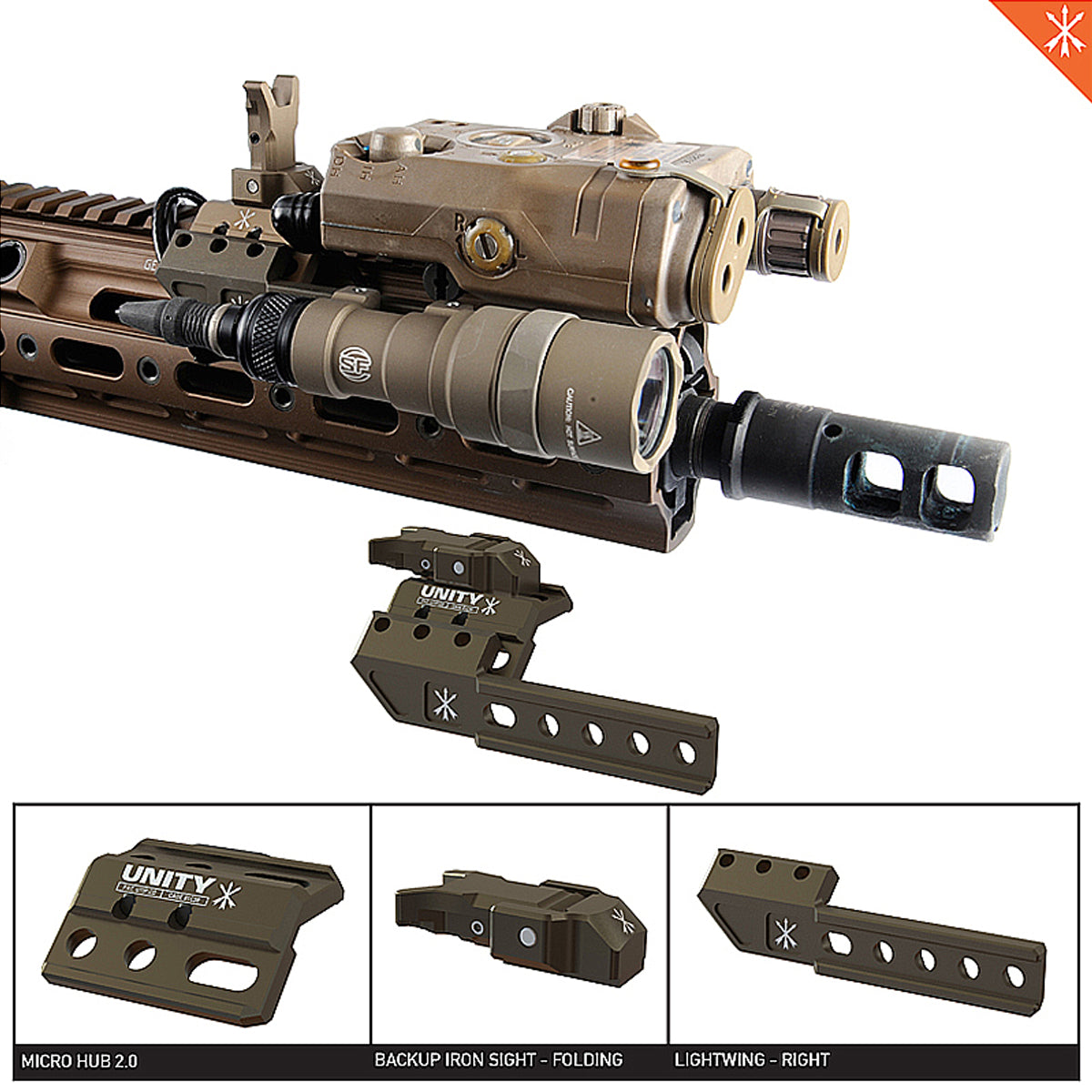 Unity Tactical FUSION Micro Hub 2.0 – Police Gear Company
