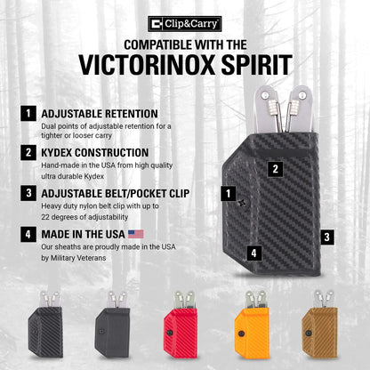 Kydex Sheath for the Victorinox Spirit