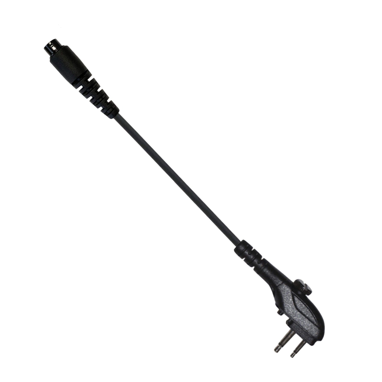 Tactical Radio Adapter/PTT for Headset w/ Quick Disconnect(Hirose): US/Civilian/"Peltor" Wiring, Select ComTac III, XPI Models & Select Helicopter Headsets - Hytera PD-501, PD-562, PD4 Series, TC-Series